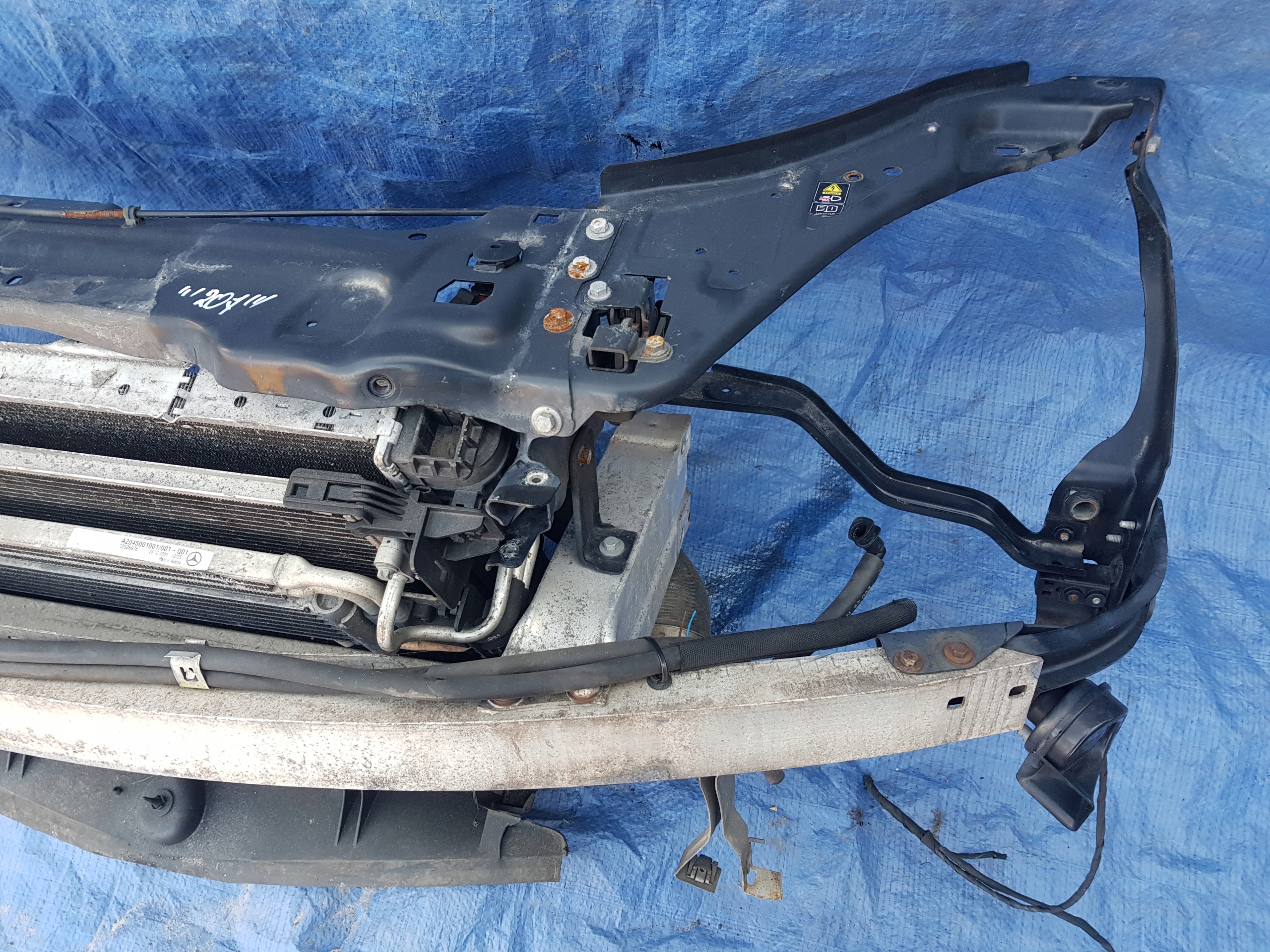 support panel for radiators radiator MERCEDES W207 3.0 CDI