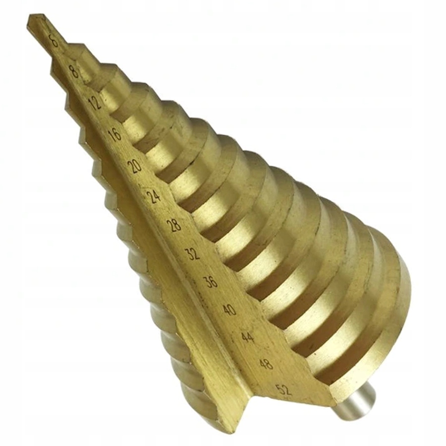 

Wiertło Stopniowe Choinkowe Stożkowe 6-52mm Hss