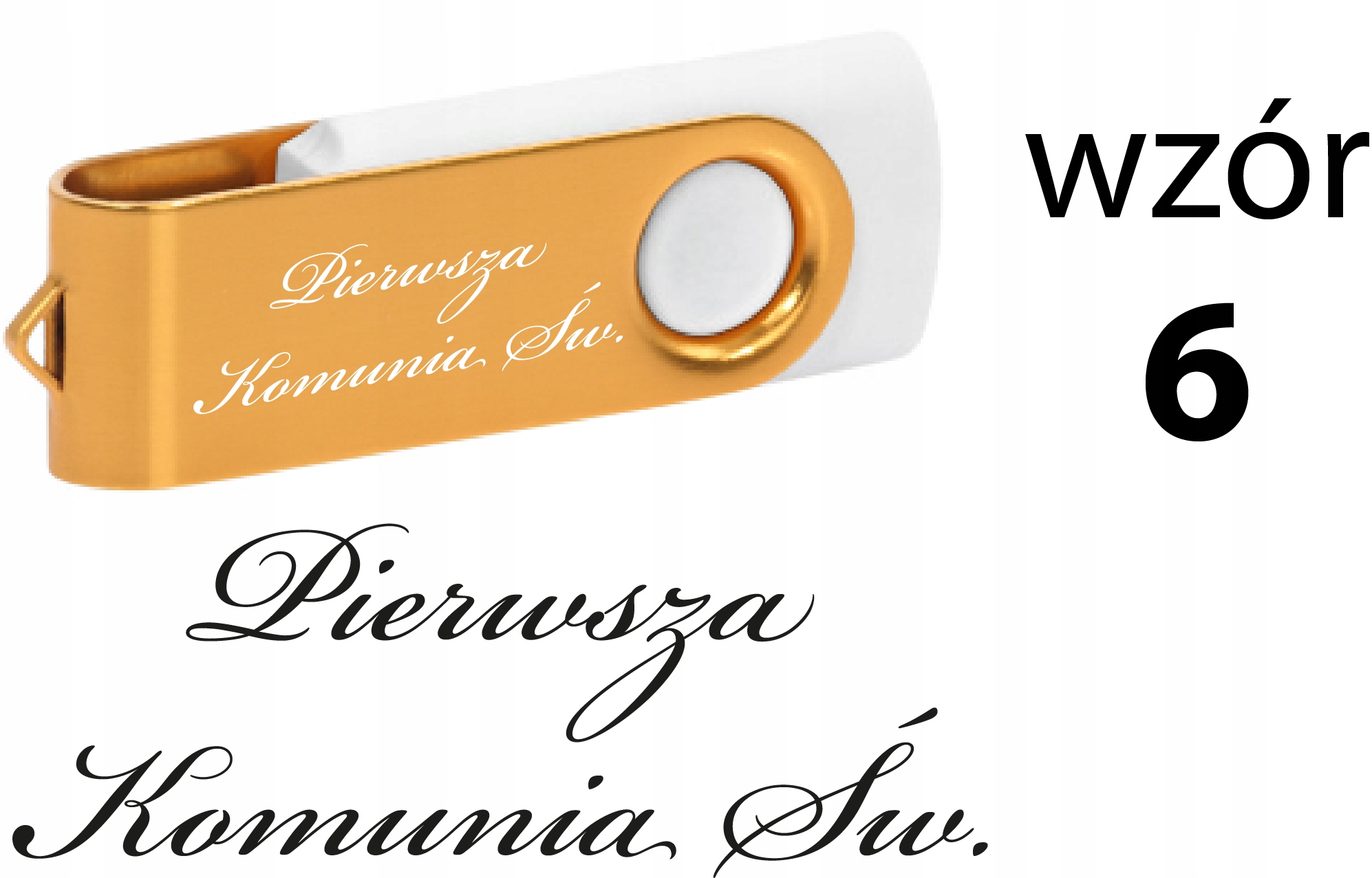 Pendrive twister 4GB usb2.0 Pamiątka I Komunii Św Interfejs USB 2.0