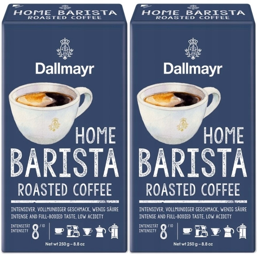 Levně Dallmayr Home Barista Roasted Coffee mletá káva 2x500 g