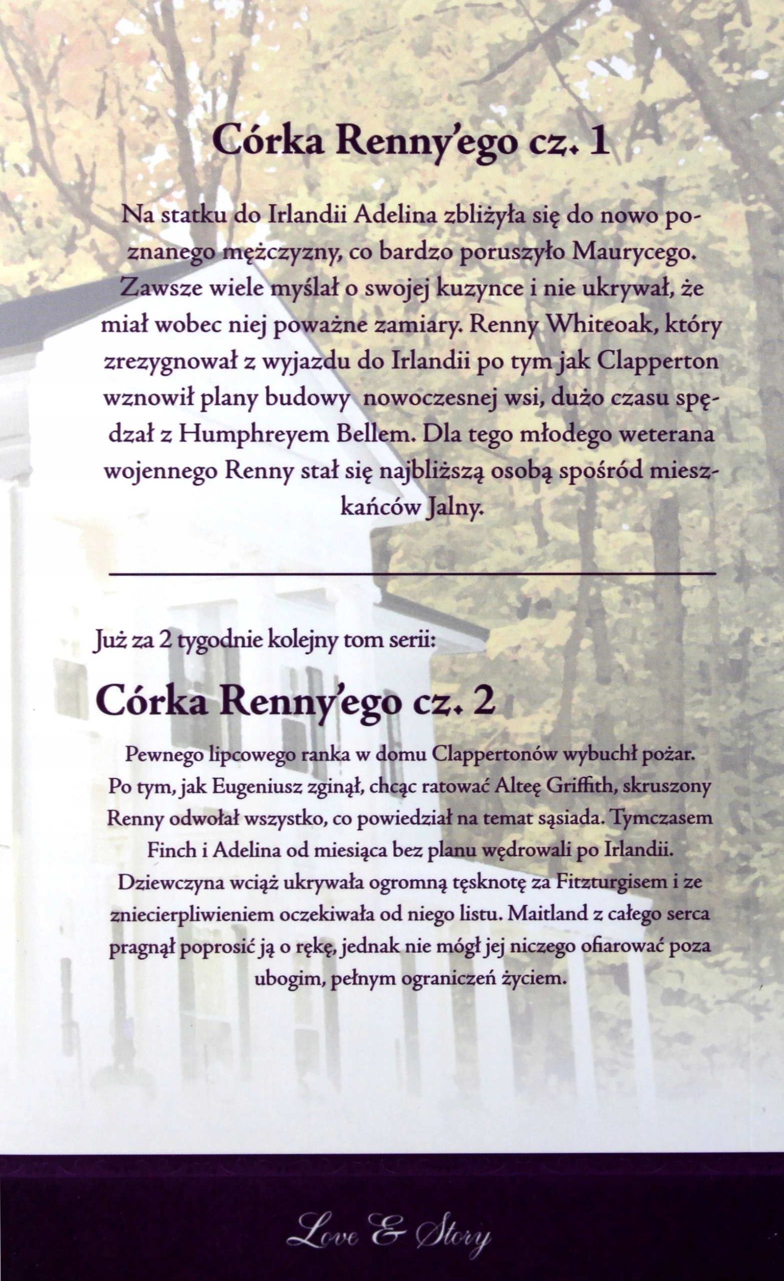 SAGA RODU WHITEOAKÓW 27: CÓRKA RENNY'EGO Stan opakowania oryginalne