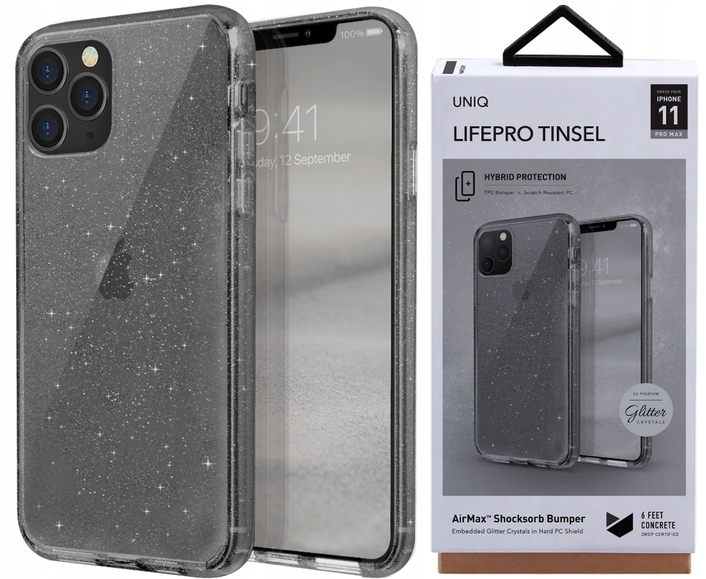 

Cienkie Etui Nakładka Brokat Do iPhone 11 Pro Max