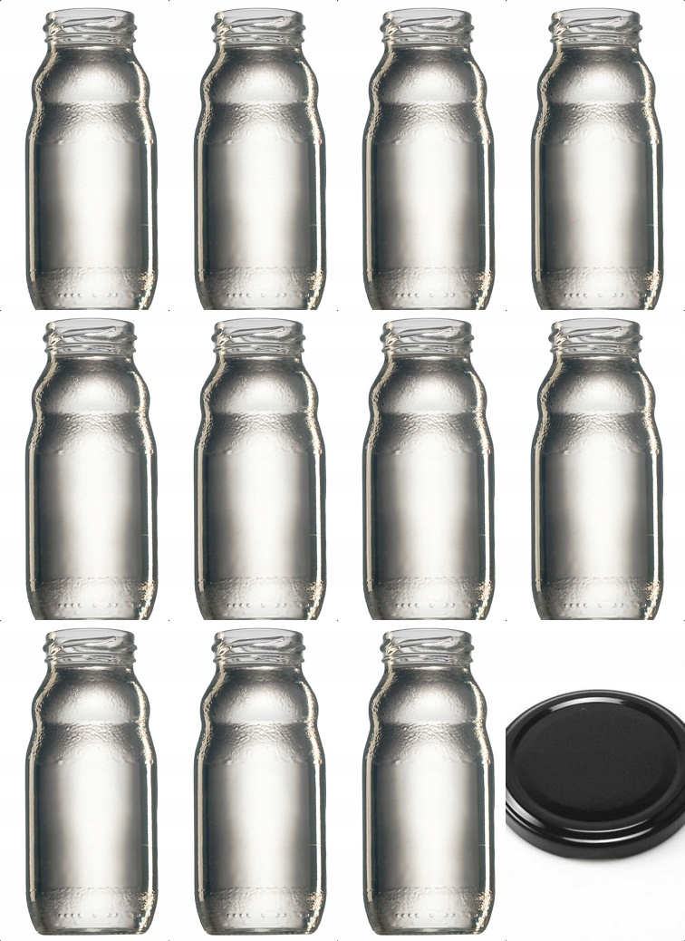 

Butelka soczek sok 200ml/12szt zakrętka czarna