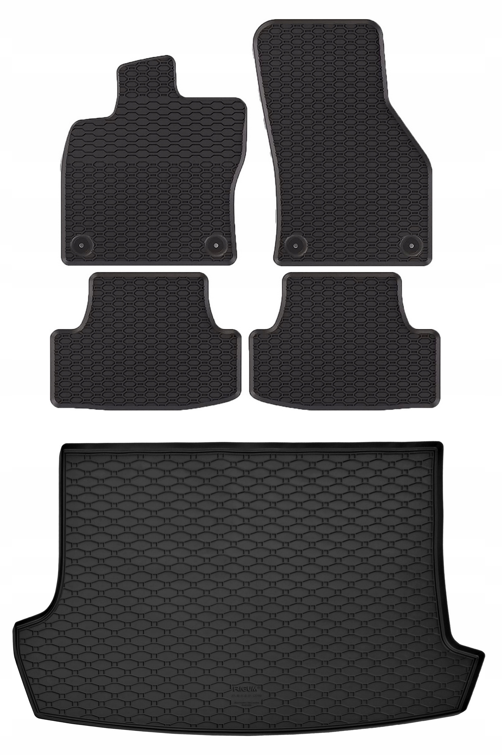 Sada kobercov gumová rohož batožinového priestoru pre Vw Volkswagen T-Roc 2017-2025