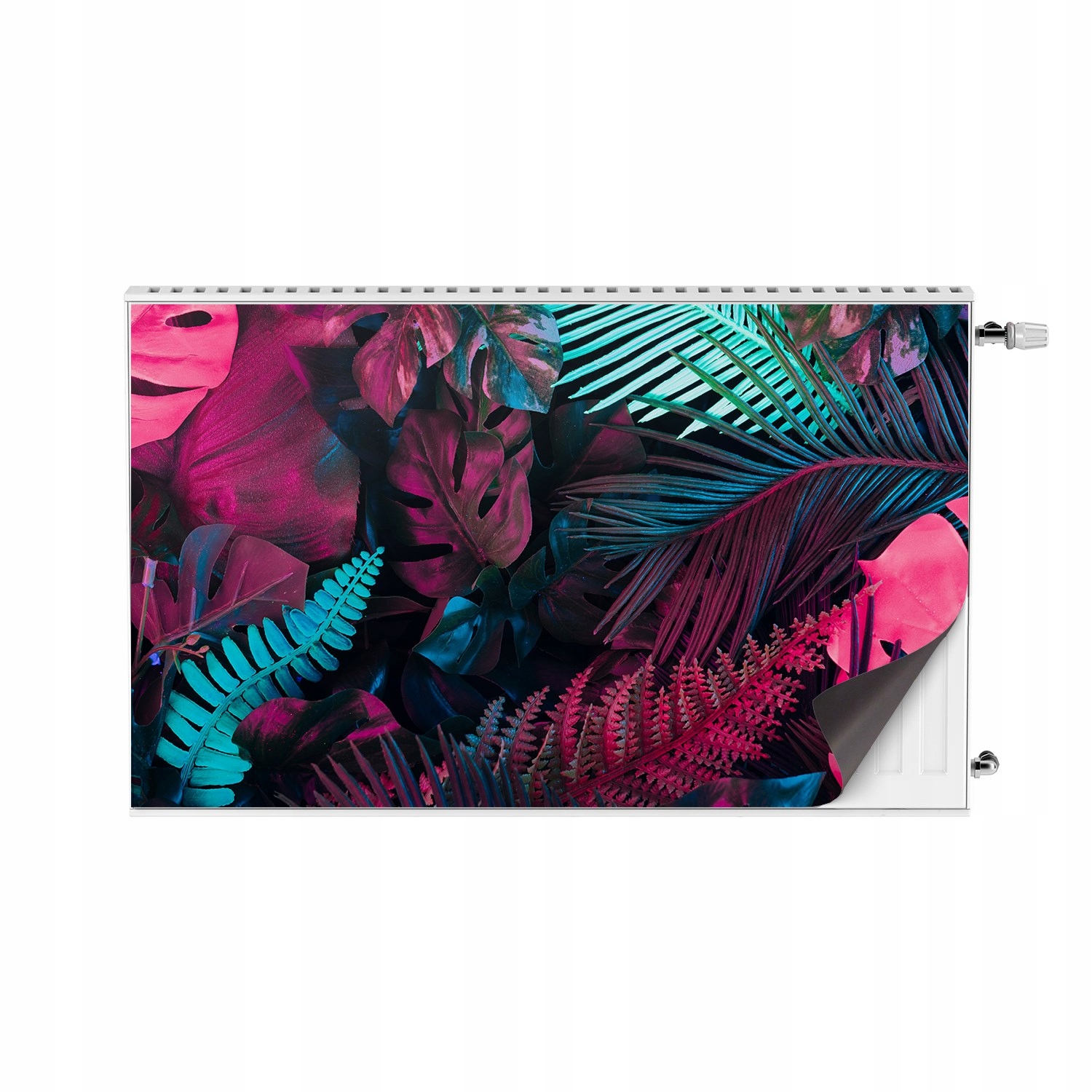 Kryt magnet na radiátor 100x60 Listy exotika