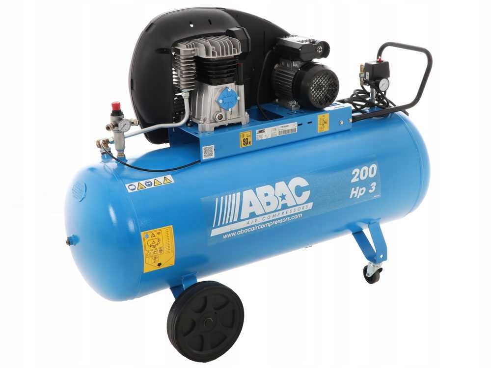 Kompresor Pasowy Jednofazowy ABAC Mod A29B 200 CM3 Marka ABAC