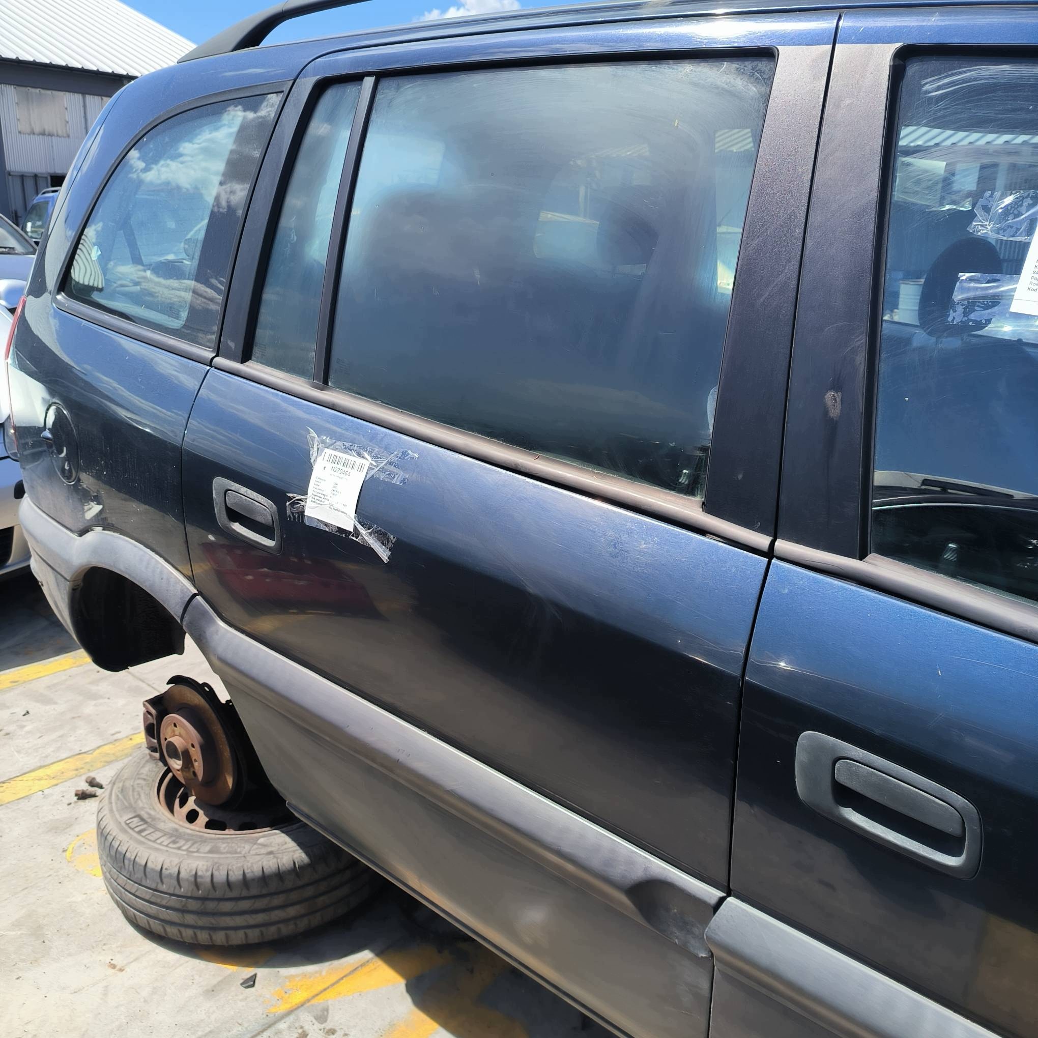 Tür rechts heck 36U OPEL ZAFIRA A