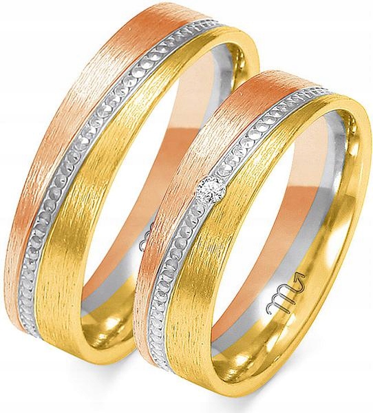 Klasický zlatý snubní prsten 585 na svatba vel. 34 nadčasový s gravírováním