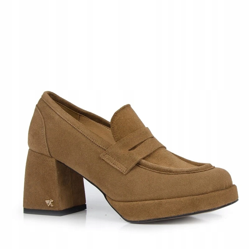 Karino 4670 Mokasíny Kůže Semiš Hnědá Červená 39