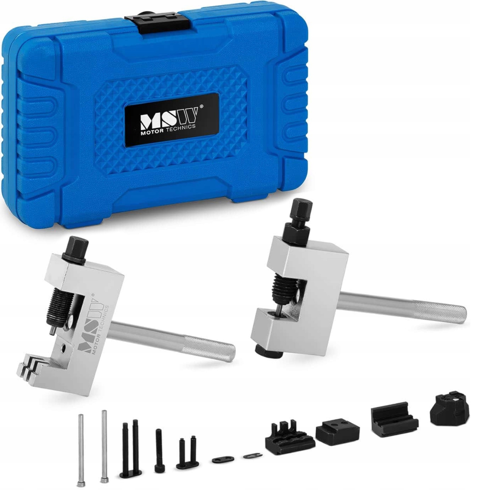 Upevňovací stroj na kovanie a rozkovanie rozvodového remeňa sada