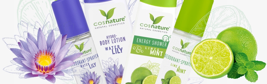 COSNATURE EKO Dezodorant roll-on LIMONKA-MIĘTA Problem skóry nie dotyczy