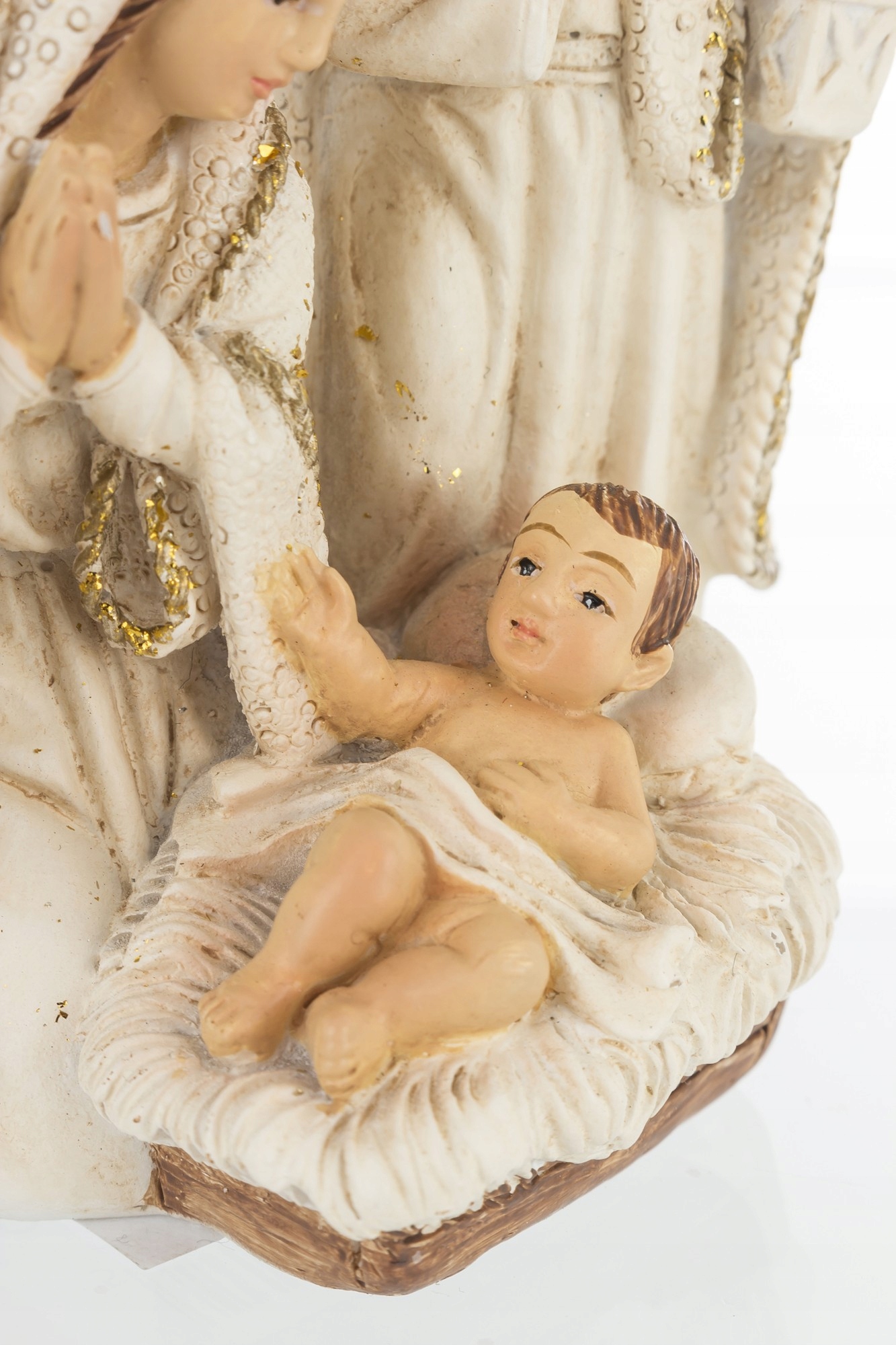 SZOPKA STAJENKA BOŻONARODZENIOWA FIGURKA ŚWIĄTECZNA ŚWIĘTA RODZINA Kod producenta prezenty ozdoby dekoracje świąteczne