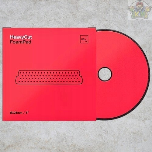 Koch Chemie Heavy Cut Foam Pad 126 Gąbka Polerska Czerwona Na Rzep