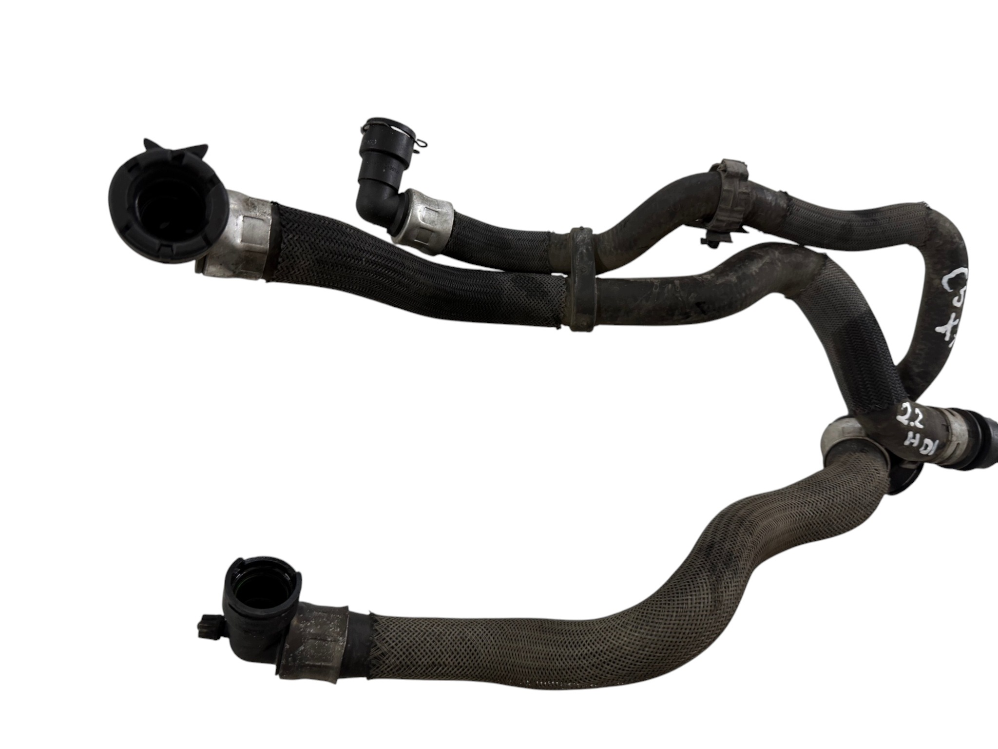vedení hadice topení CITROEN C5 III X7 2.2 HDI