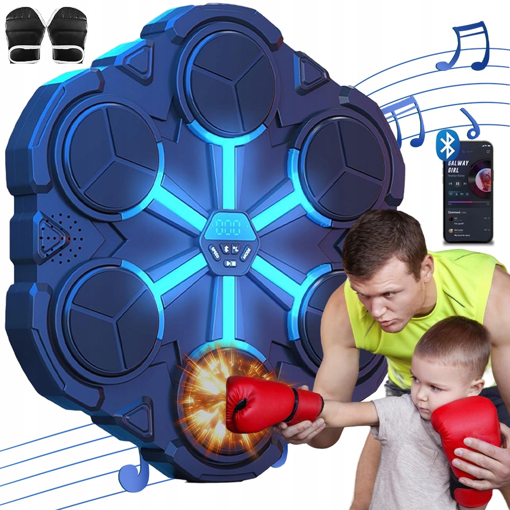 Boxovací Trenažér, Hudební Deska, Tréninkový Boxovací Stroj, 9 Rychlostí