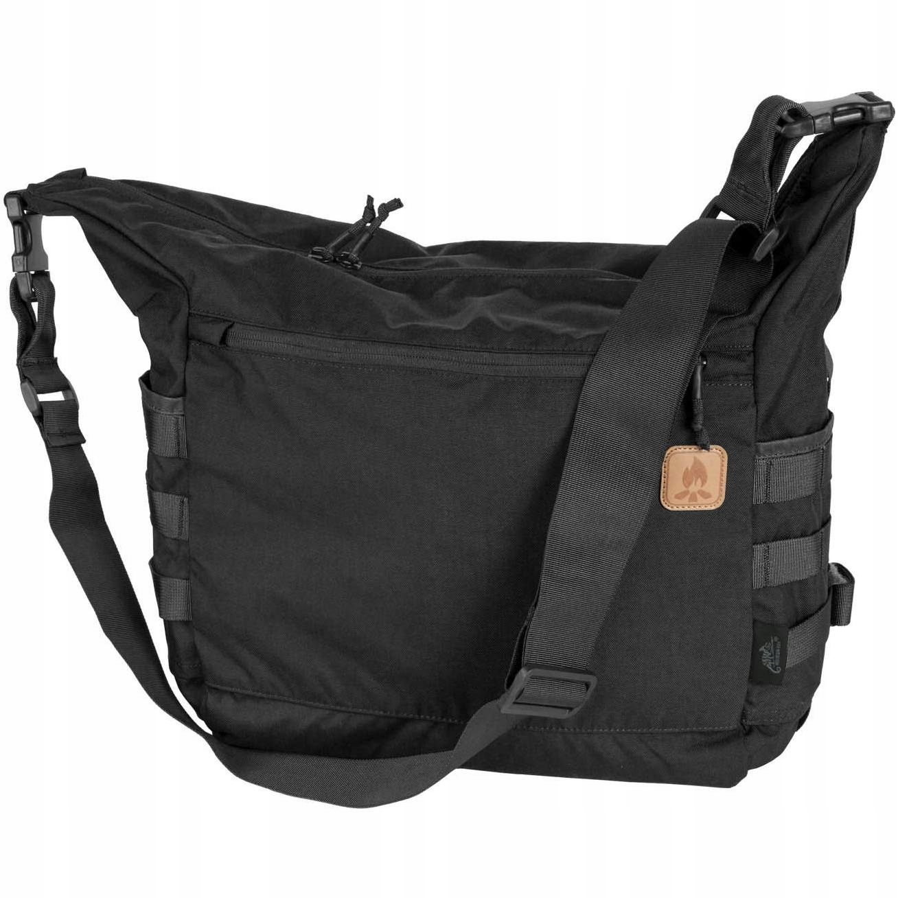 Helikon Bushcraft Sakwa taška na ledvinky pánská Satchel Cordura černá