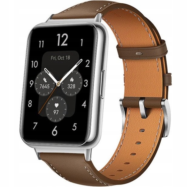 PASEK SKÓRZANY OPASKA DO HUAWEI WATCH FIT 2 Materiał skóra naturalna
