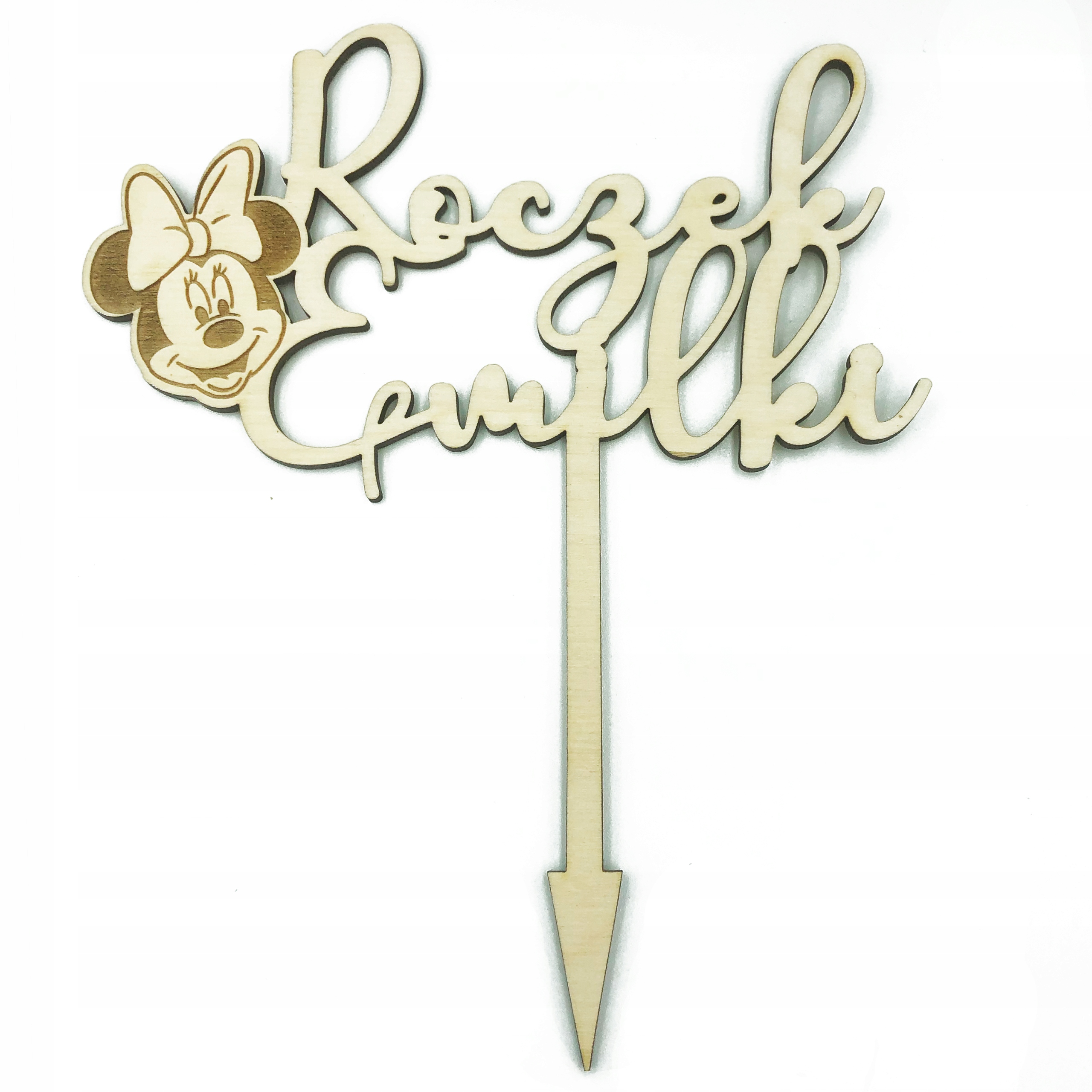 TOPER TOPPER NA TORT CHRZEST ŚWIĘTY IMIĘ MYSZKA