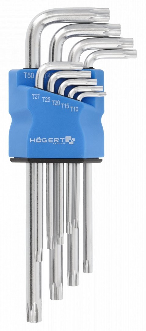 HOGERT HT1W830 KLUCZE TORX 9 sz DŁUGIE