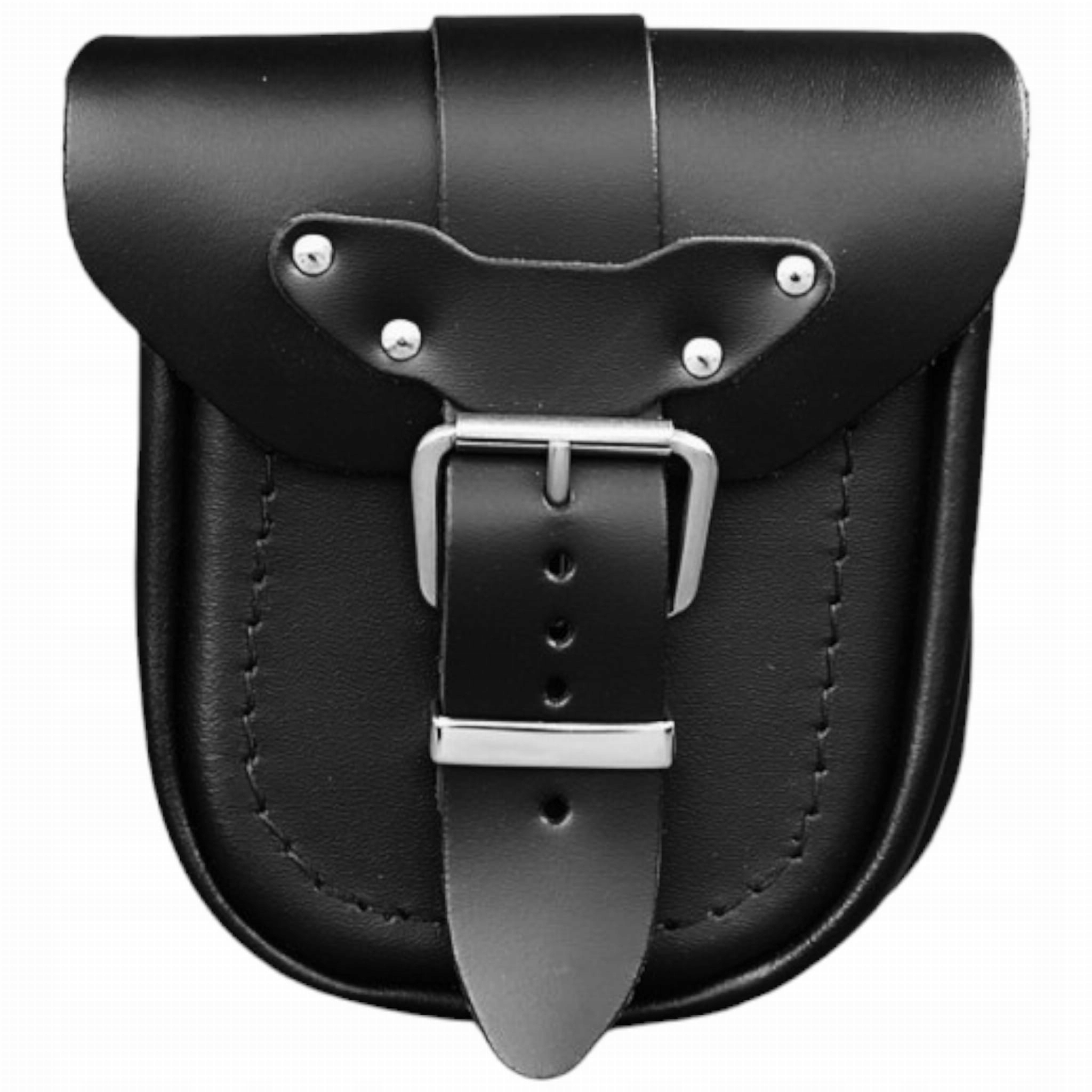 Kožená taška na motocyklový kufr Černá kapsa Taška bez kolíčků