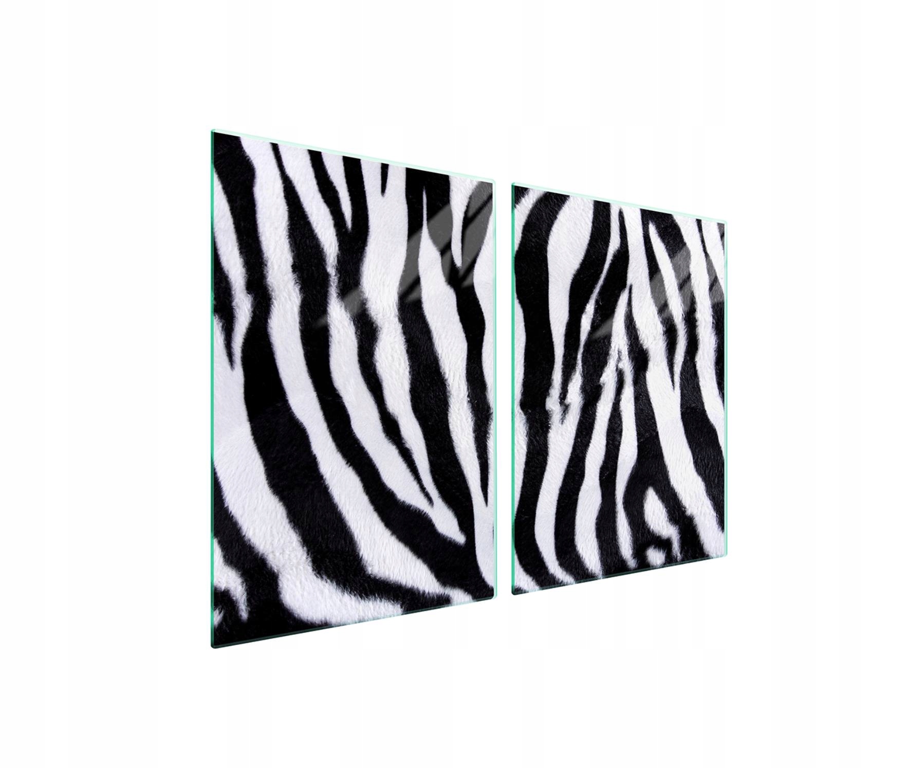 7v1 skleněná ochranná deska na sporák 2x45x52 Zebra