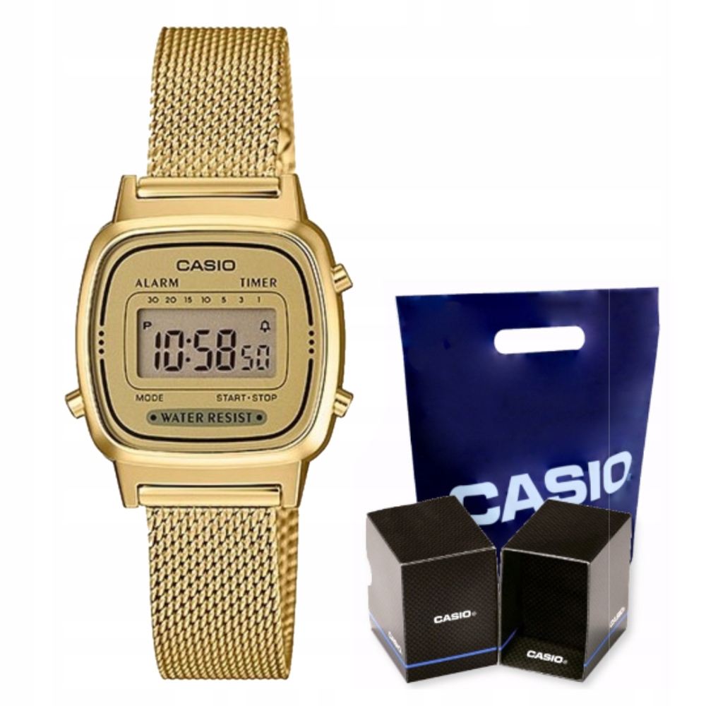 Dámské hodinky Casio LA670WEMY-9EF Vintage Retro zlaté jako dárek