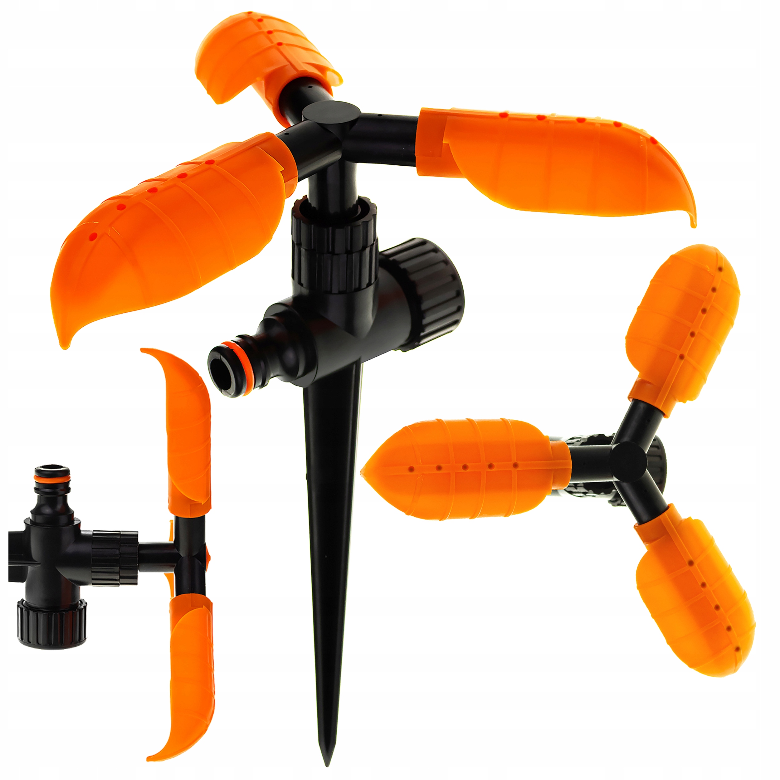 Zraszacz obrotowy 3x listek wbijany ECO-PW3325