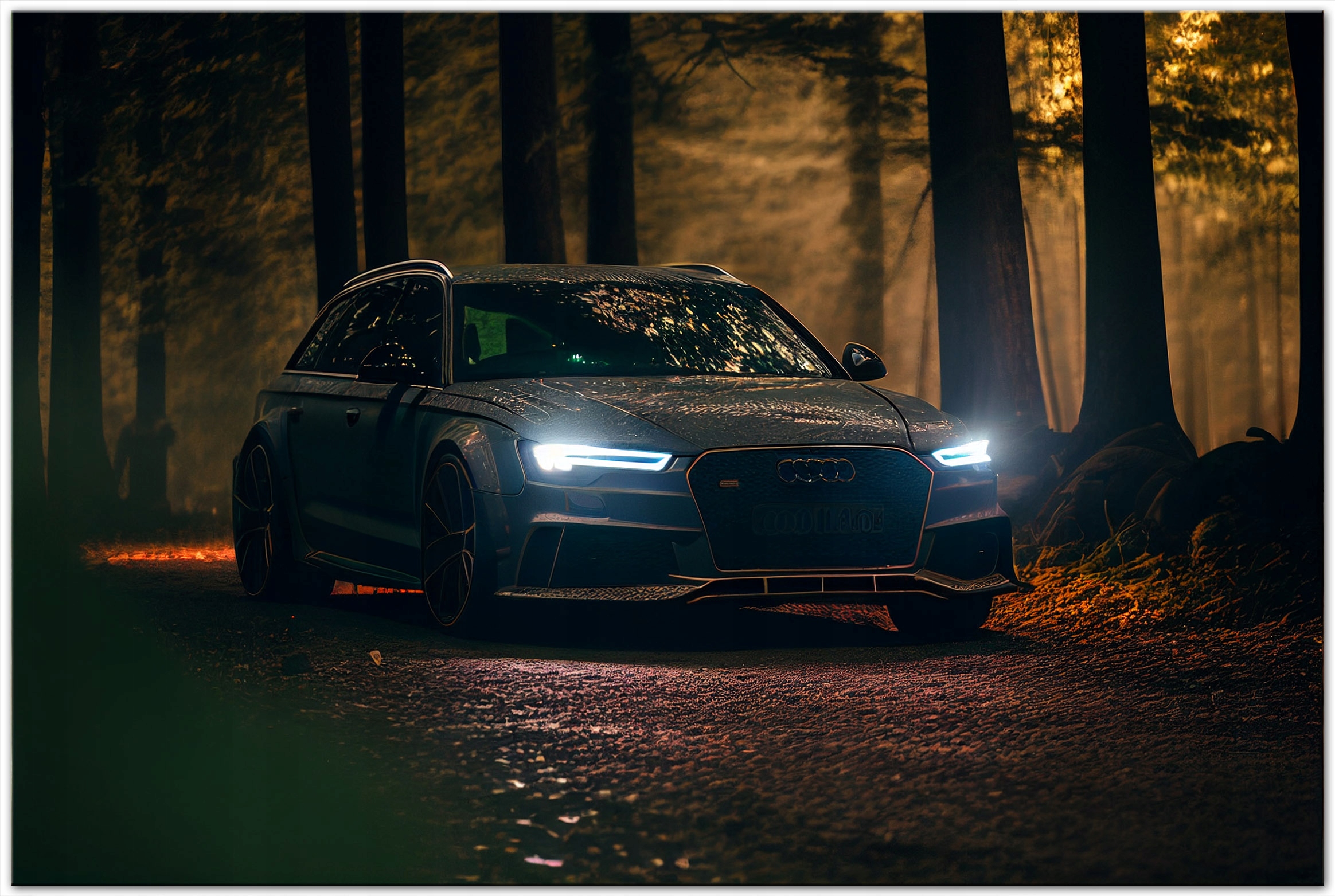 Obraz na płótnie Auto Audi A6 RS6 Avant