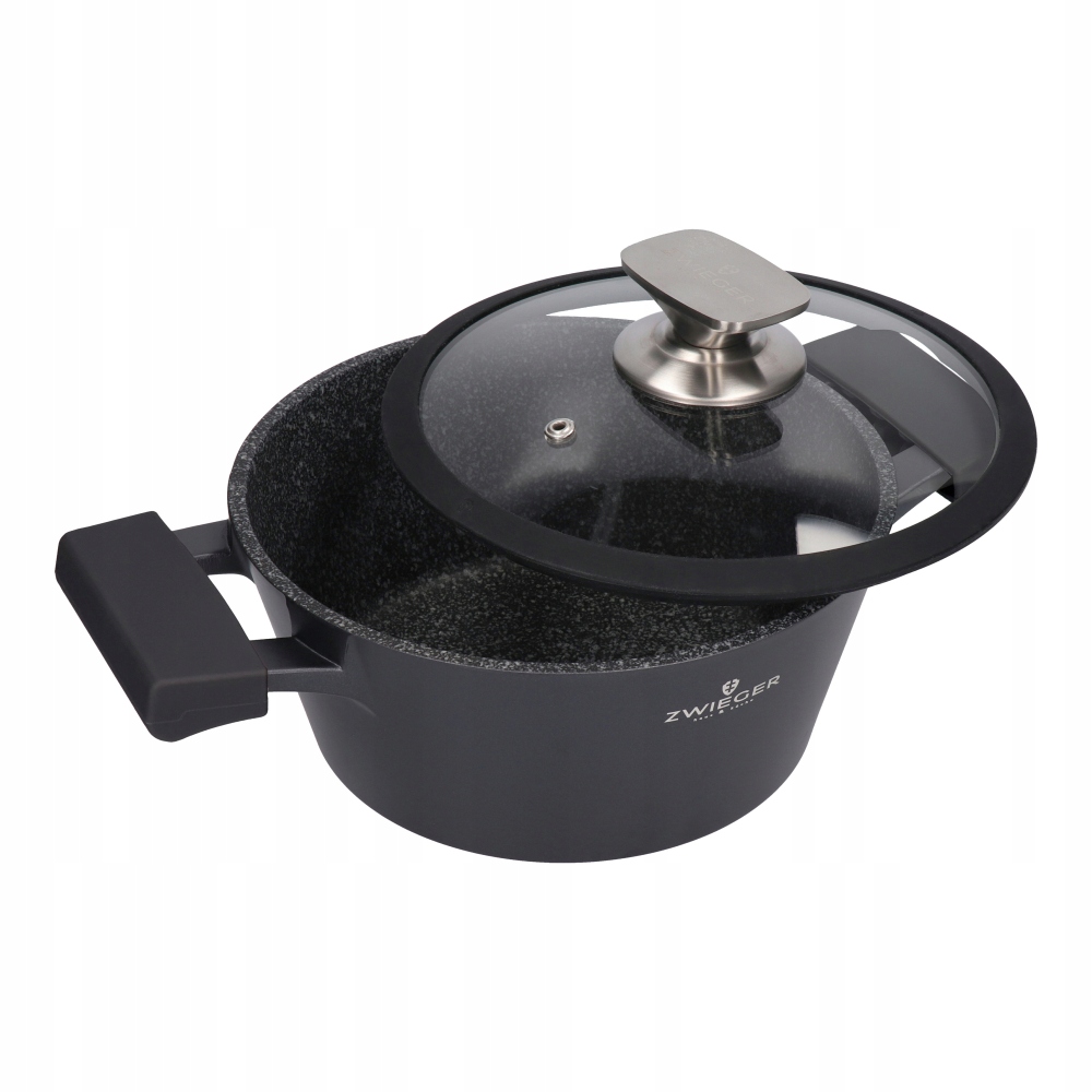 

Garnek aluminiowy Zwieger Black Stone 2 l czarny