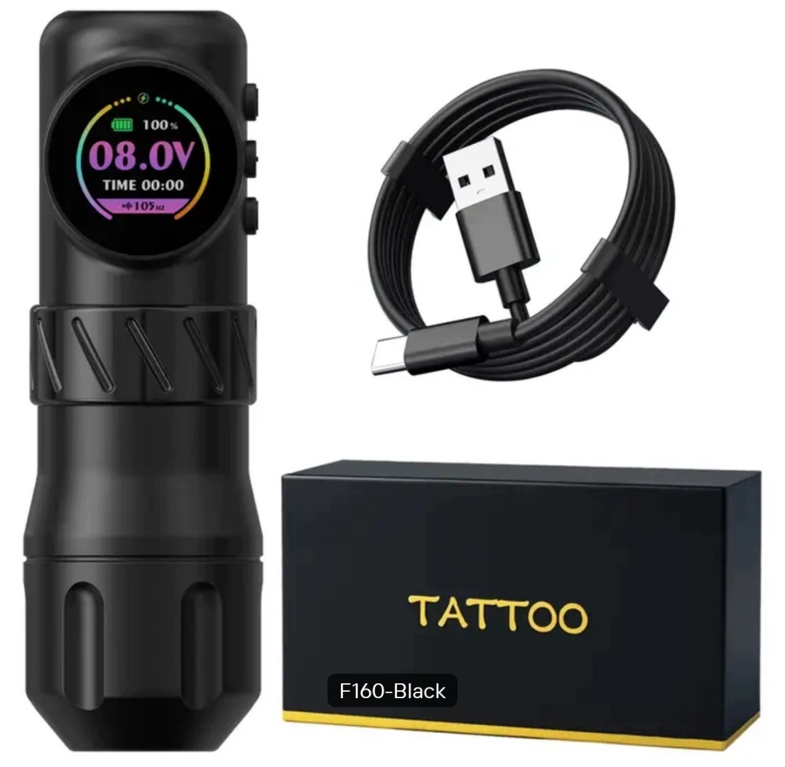 Bezdrátový Na Tetování PROF160 Black Tattoo 0017