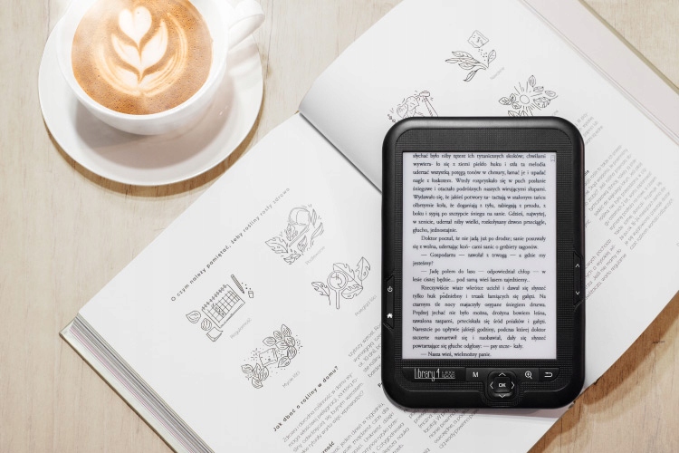 CZYTNIK E-BOOK E-LINK KRUGER MATZ LIBRARY 4 + ETUI Rodzaj wyświetlacza E-Ink Carta