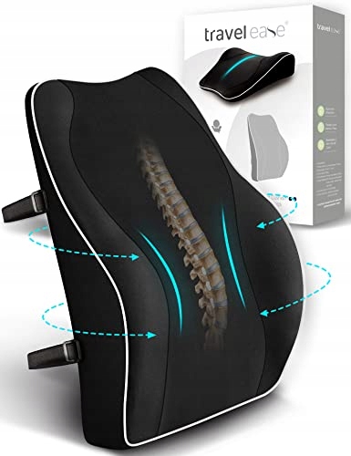 Ergonomiczna Poduszka Lędźwiowa Zapamiętująca Kształt Do Auta i Fotela