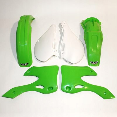 Ufo Sada Plastov Kawasaki Kx 125 250 '99-'02 Farba Oem