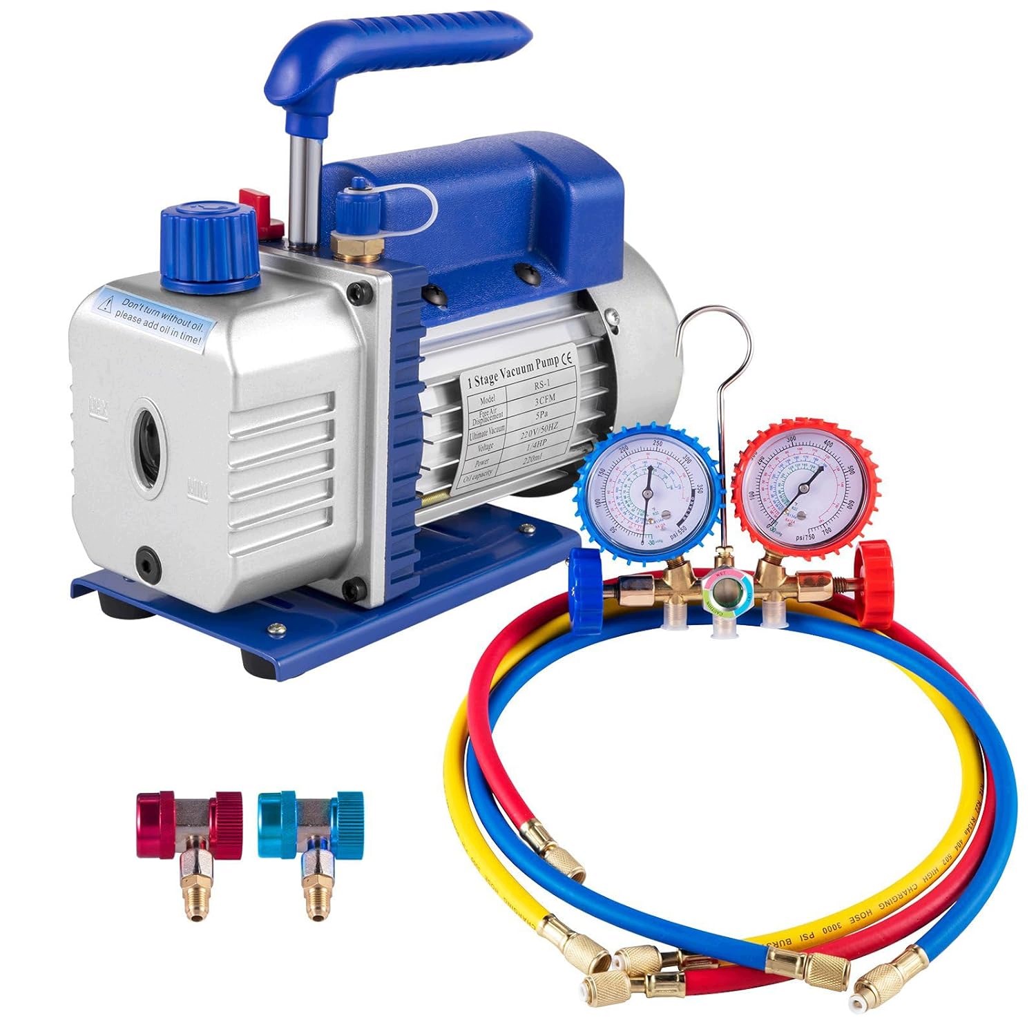 Vakuová pumpa 1440 ot./min, 1stupňová, 3 Cfm, 220 ml
