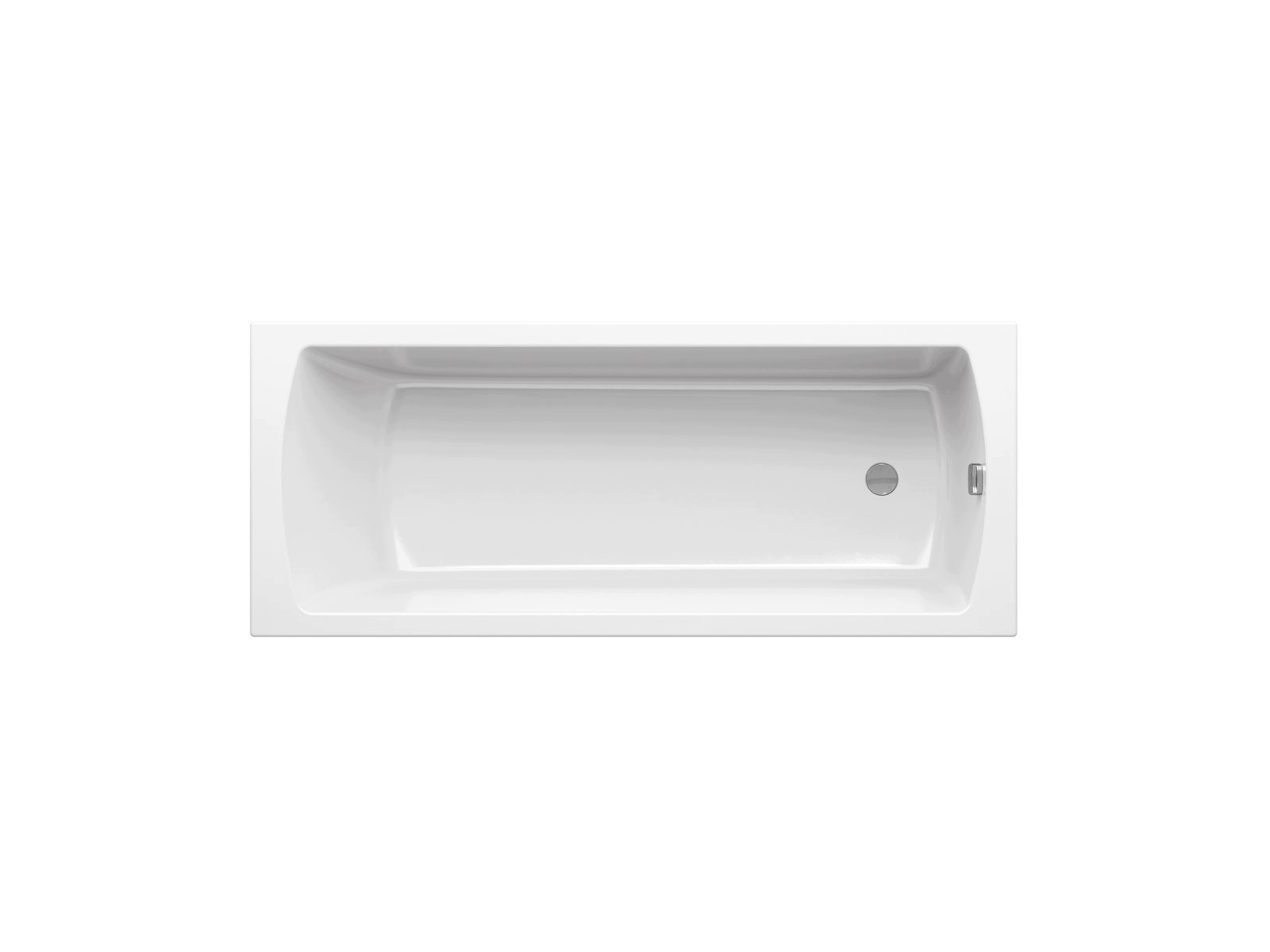 Akrylowa wanna prostokątna Ravak Classic II Slim 170x70 biała 1szt
