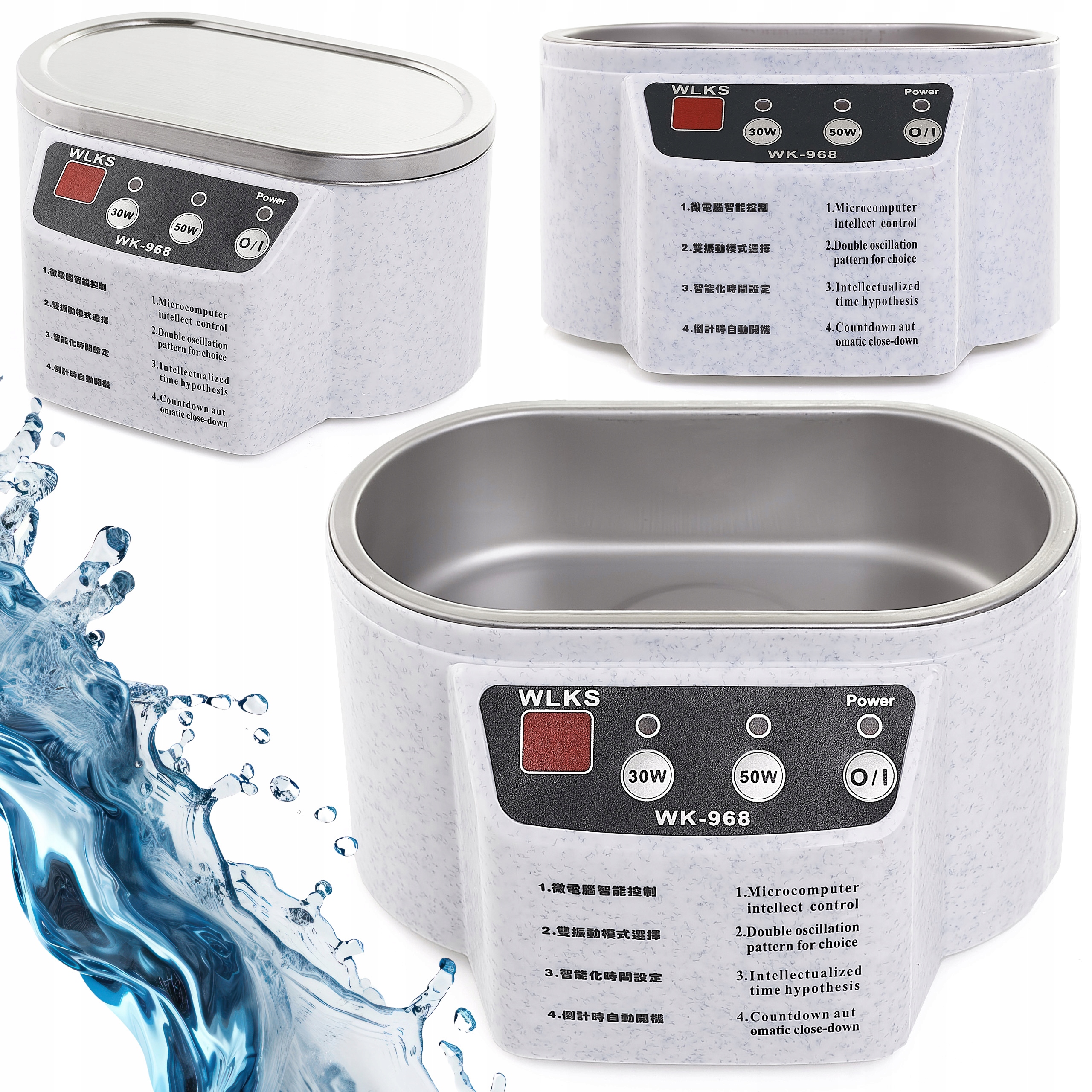 Myjka Wanna Ultradźwiękowa 968 500ml Soniczna Sterylizator Dla Jubilera