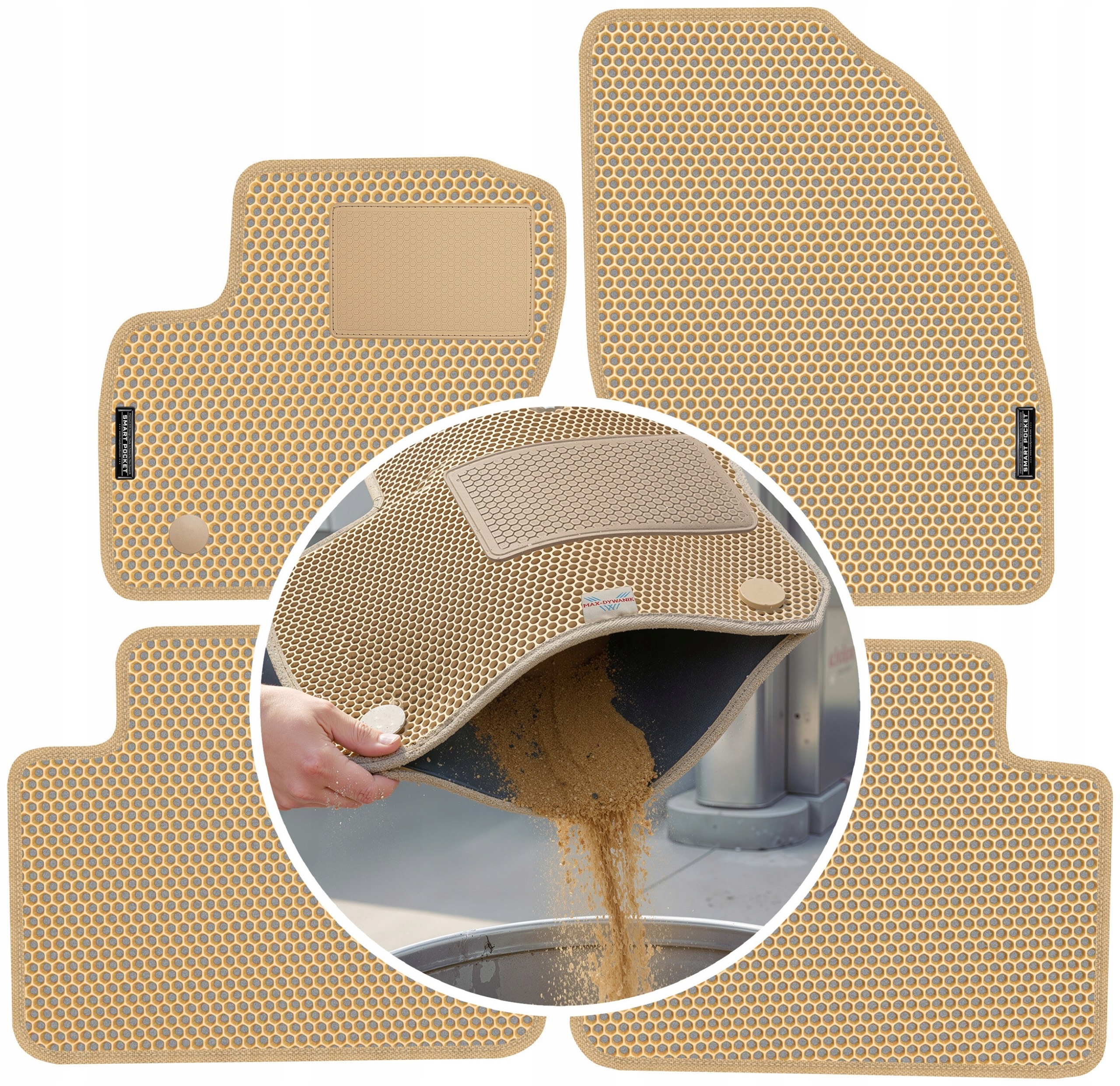 Ford Kuga I Fl 2010-2012 Koberce Eva Smart Pocket