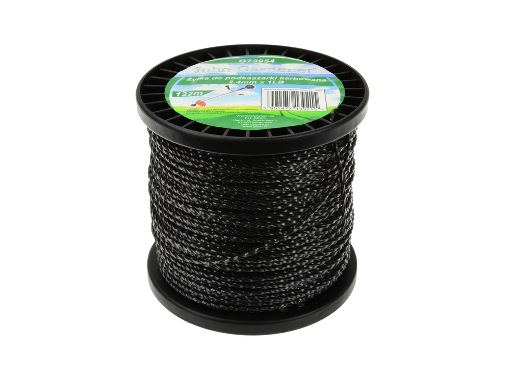 

Żyłka Tnąca Do Kosy Karbowana 2,4MM 1LB 122M