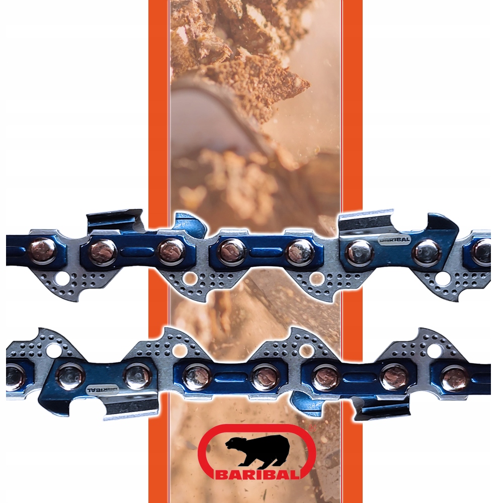 Baribal Łańcuch Tnący 3/8 1,3 Mm 50 Ogniw Typ łańcuch do piły