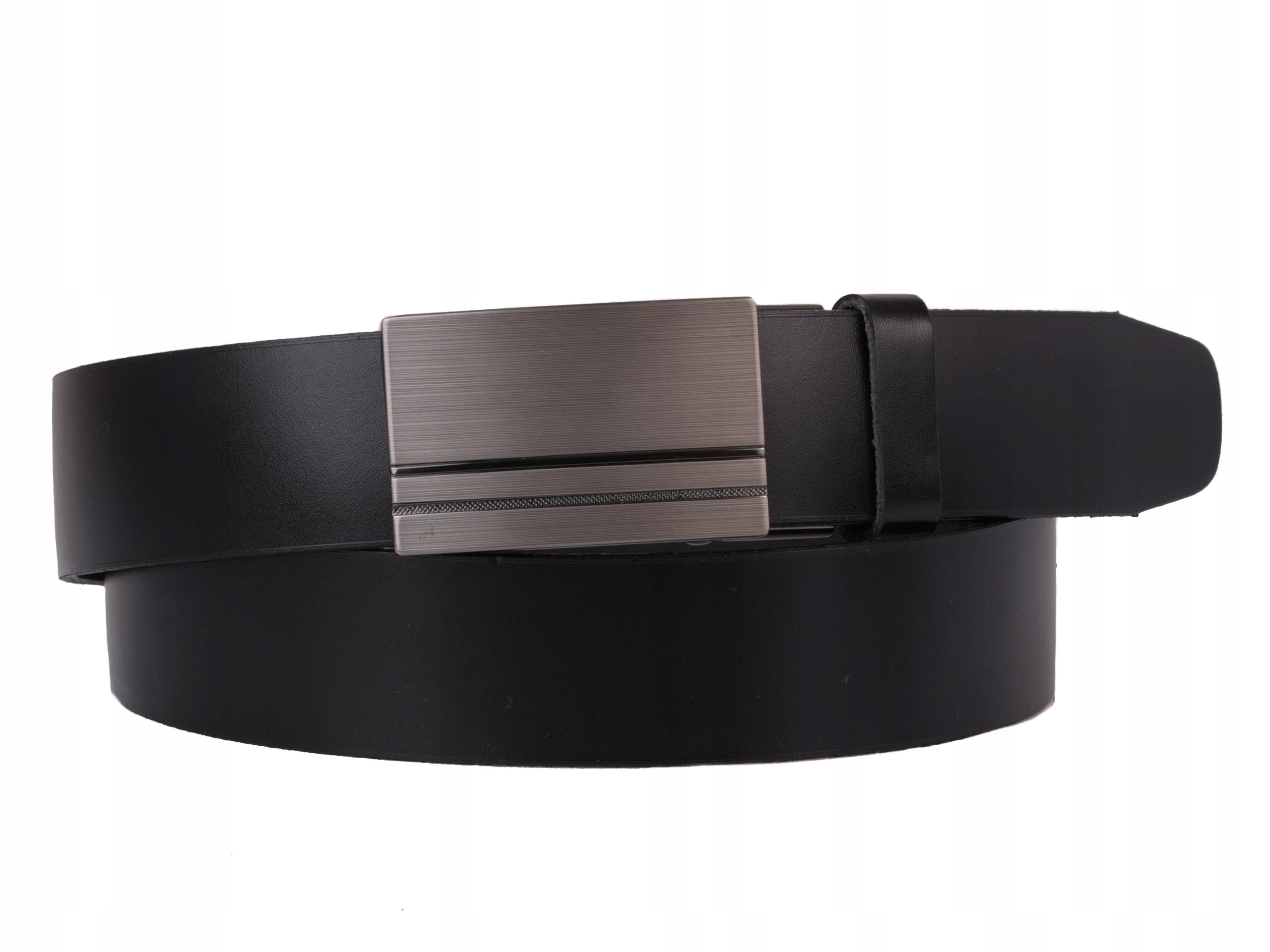 

Skórzany Pasek Automat garnitur jeans 3,5cm Czarny