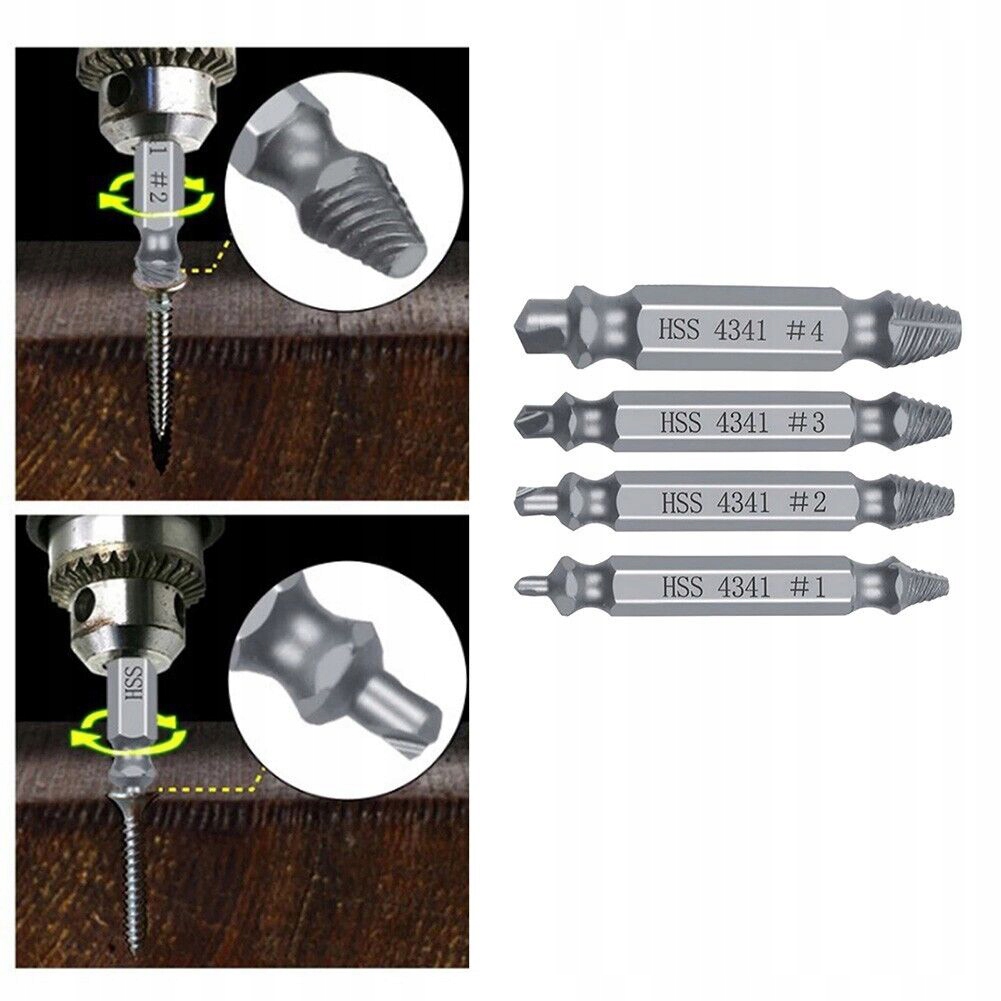 BITY DO WYKRĘCANIA ZERWANYCH WKRĘTÓW ŚRUB ZESTAW Kod producenta 7722-831E9