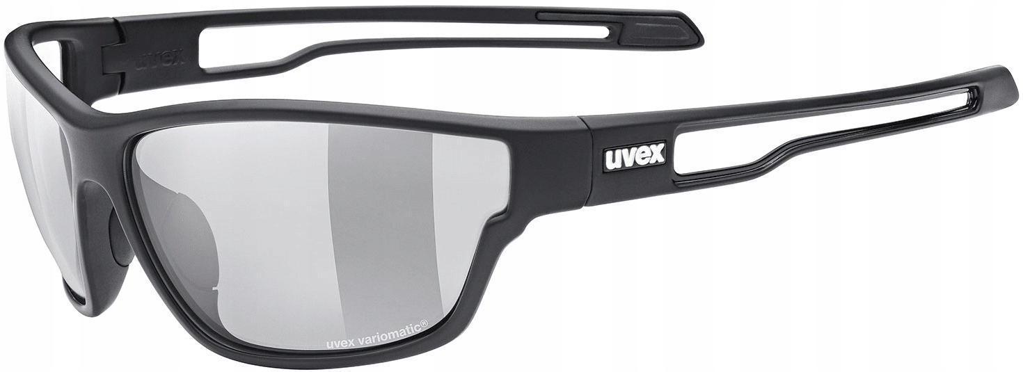 Sportovní brýle Uvex Sportstyle 806 V Variomatic Black Mat S1-3