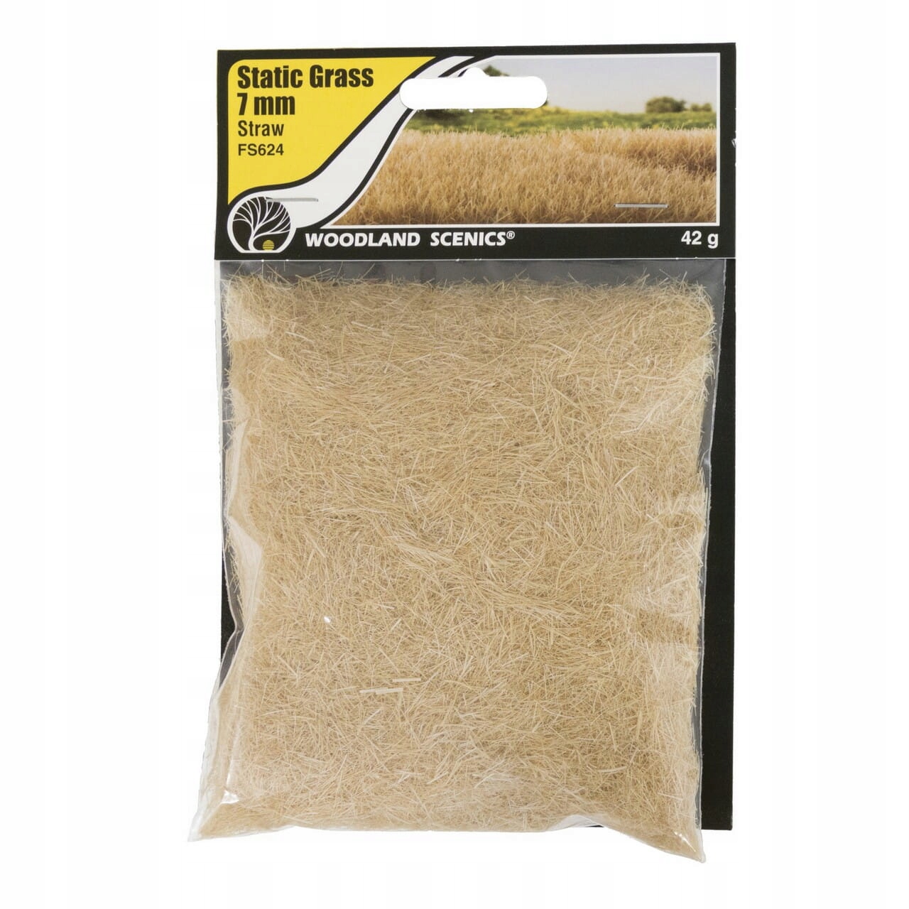 Trawa Statyczna Straw 7mm, Woodland Scenics FS624, 42 g