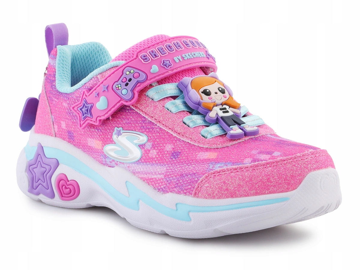 Skechers Snuggle Sneaks Skech Squad 302214L-PKMT Pink/Multi