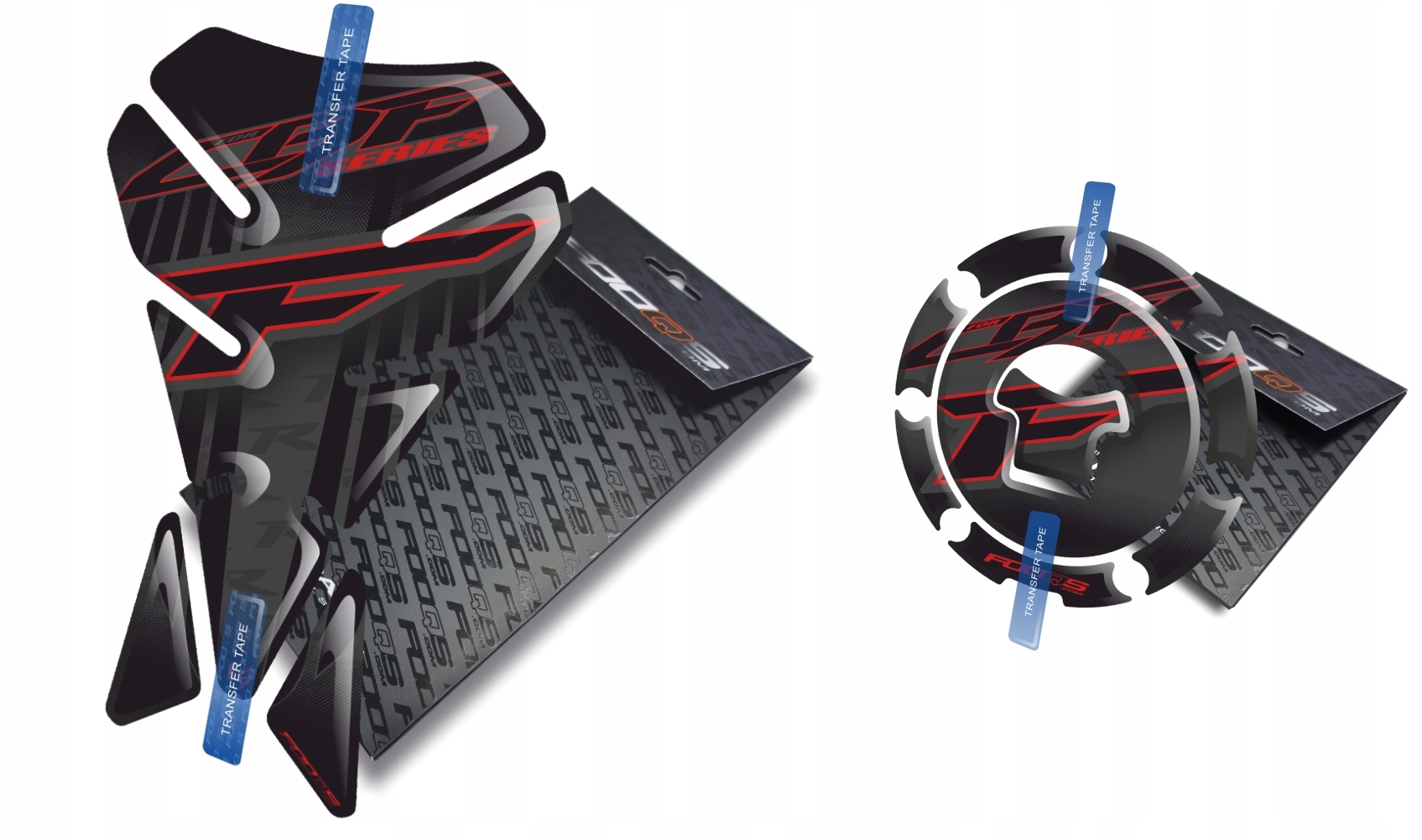 Tank-pad Cap-pad V1 od společnosti Fooqs pro Honda Cbf 500 600 Starší Model Černý