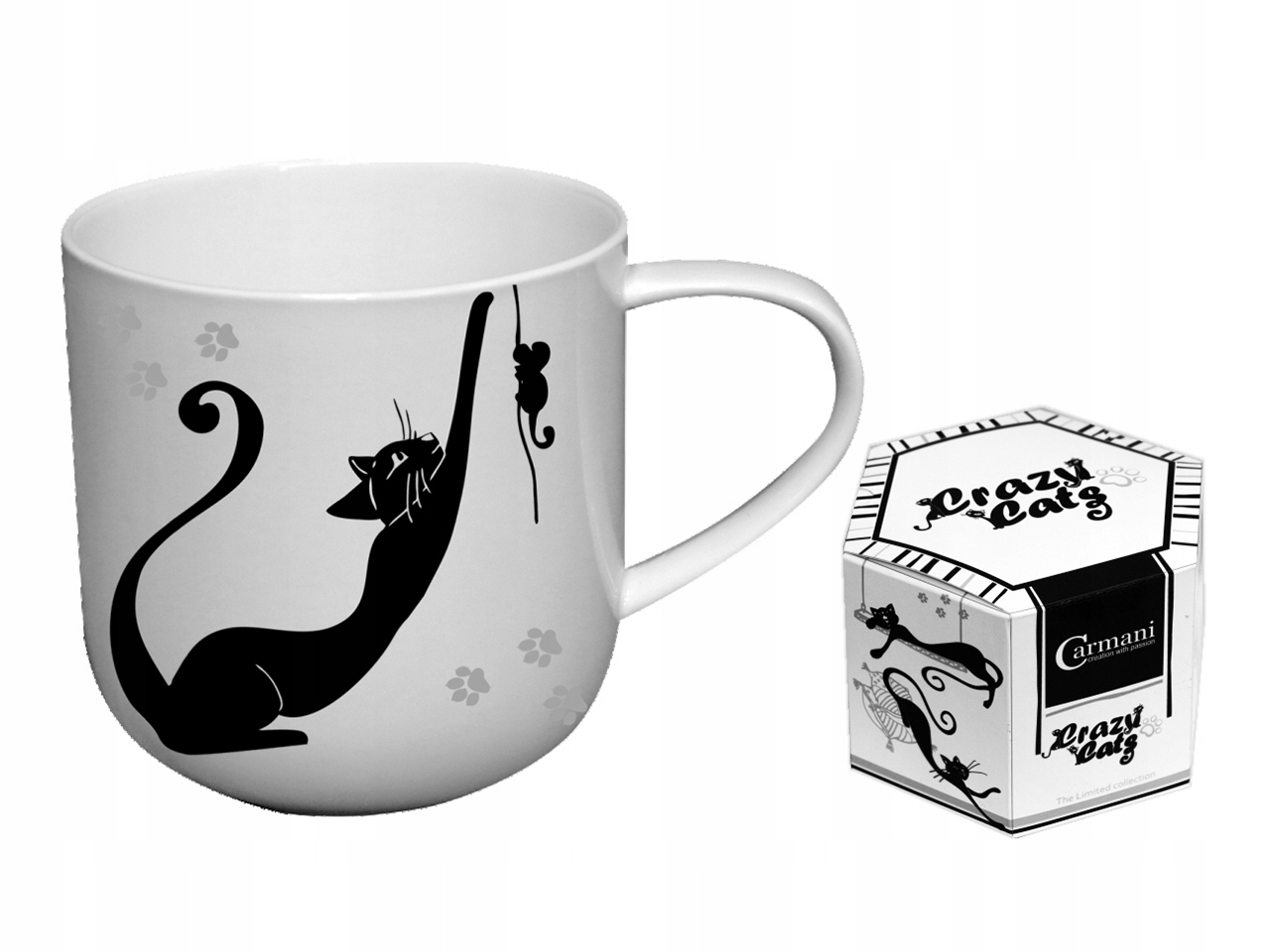 

Kubek Crazy Cats 475ml. Carmani