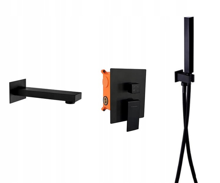 

Veldman Bateria Wannowa Podtynkowa Quadro Black