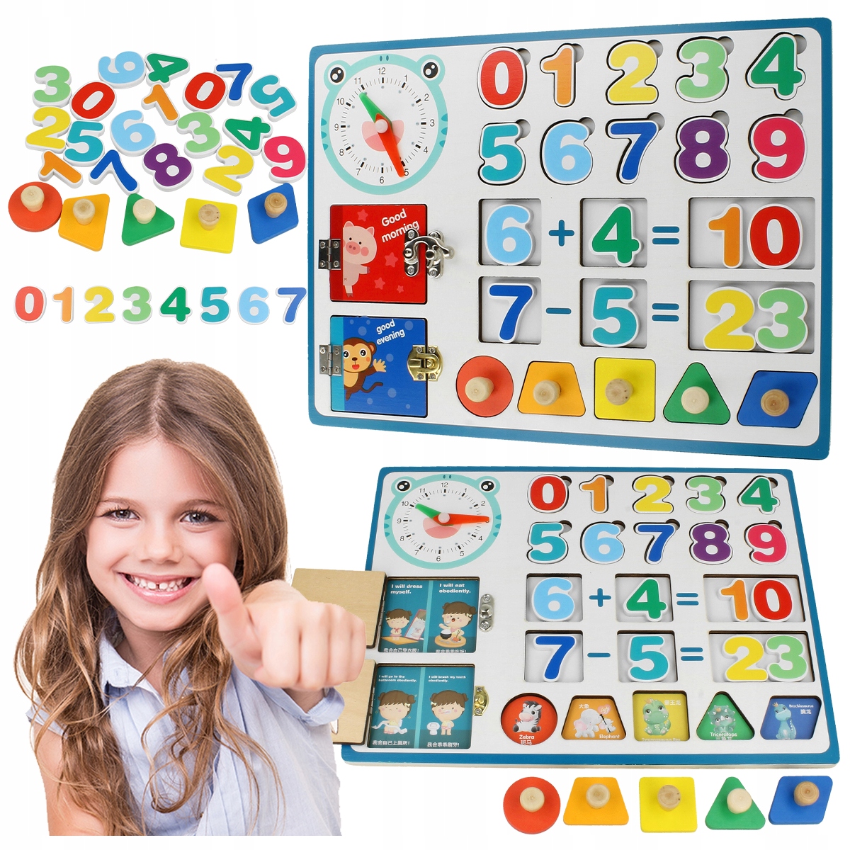 

Edukacyjna Tablica Matematyczna Montessori Nauka
