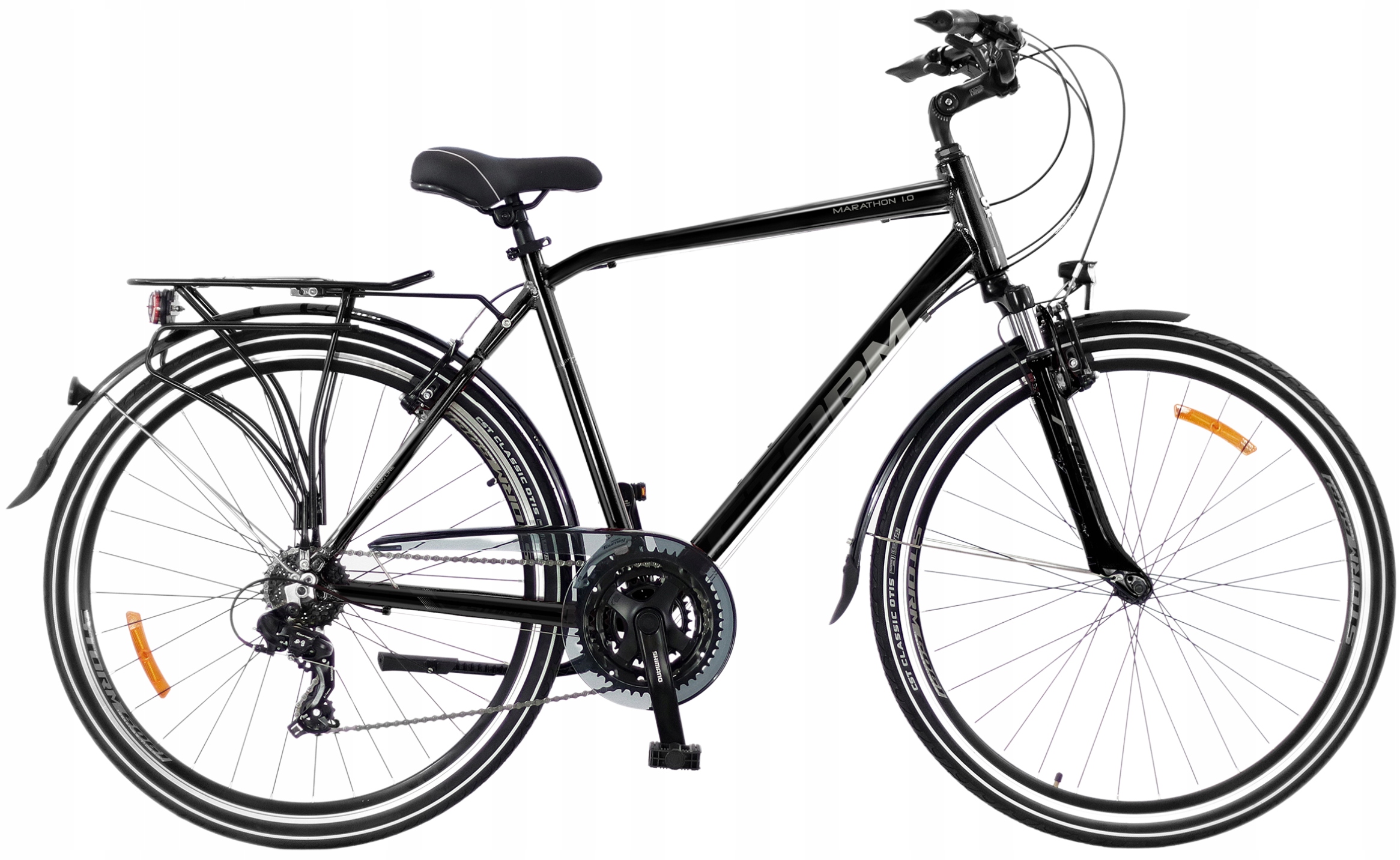 Rower Trekkingowy Storm Marathon 1.0 rama 19 28 czarny