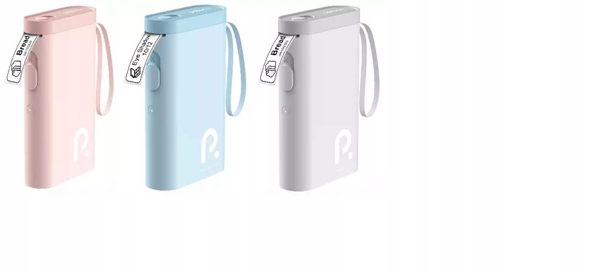 Peach PE110 tiskárna samolepících štítků, nabíjecí, bílá